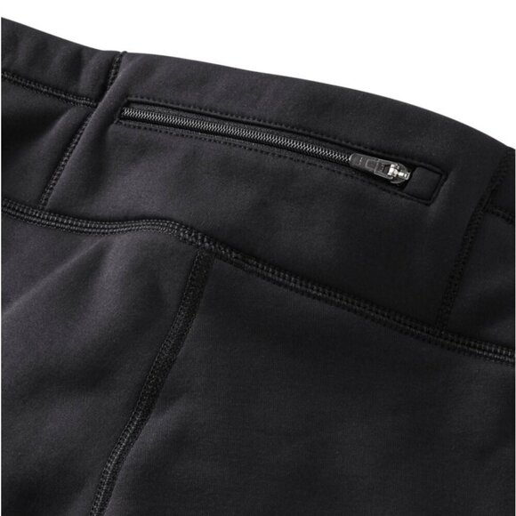 NEW LL Bean Primaloft Therma-stretch Fleece Mid-Rise Straight-Leg Black Pants XL - Picture 5 of 16